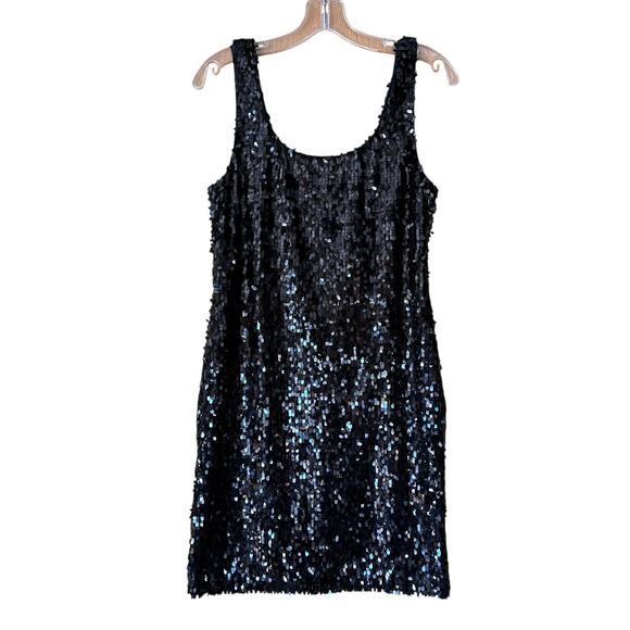 Frederick's of Hollywood Dresses & Skirts - Frederick’s of Hollywood Black Sequin Mini Dress Size L Y2K Party Glam